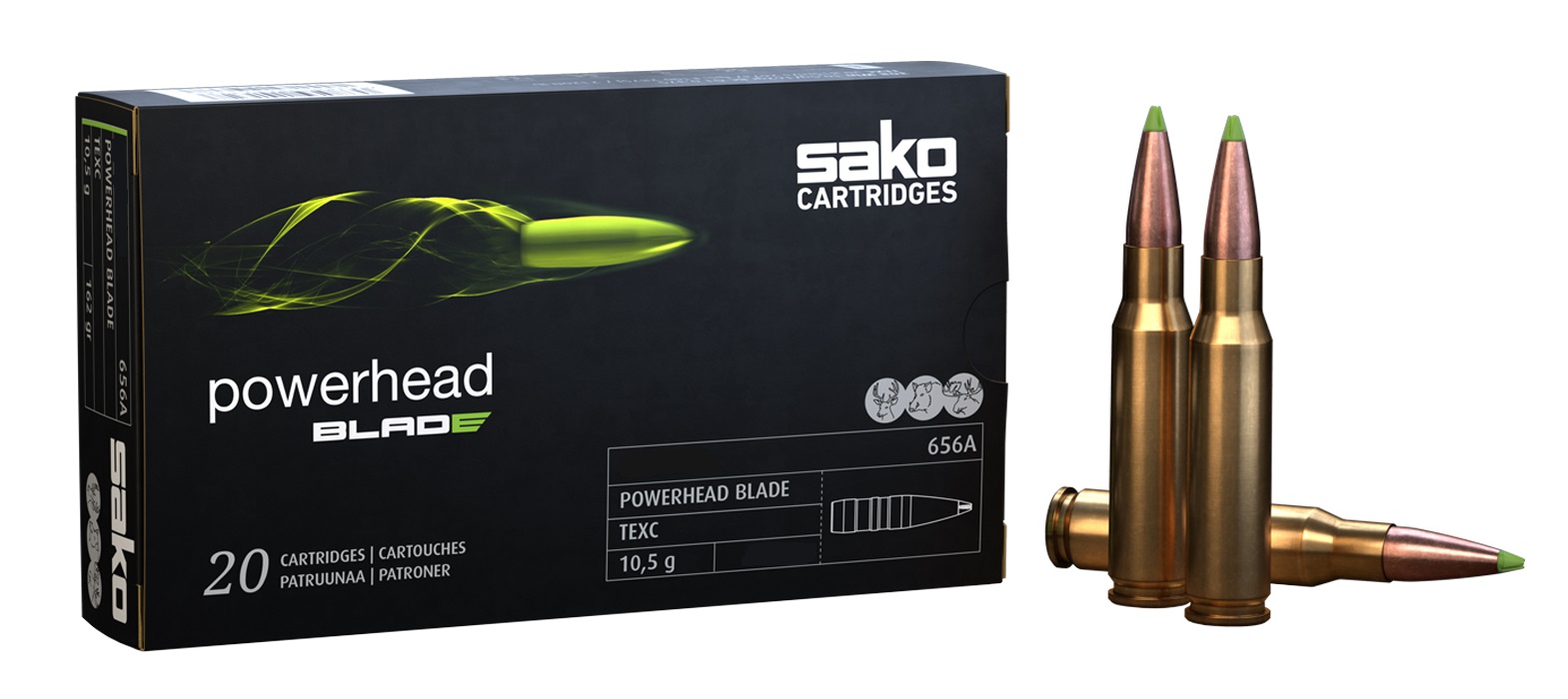 Balas Sako Powerhead Blade 30 06 Sin Plomo