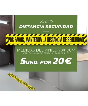 Vinilo de Seguridad laminado para suelo