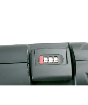 Maletín escopeta discoverer negro cierre clip y combinación Maletín escopeta discoverer negro cierre clip y combinación