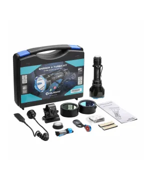 Kit Linterna de caza recargable Olight Warrior X Turbo 1.100 lumenes  Kit Linterna de caza recargable Olight Warrior X Turbo 1.100 lumenes