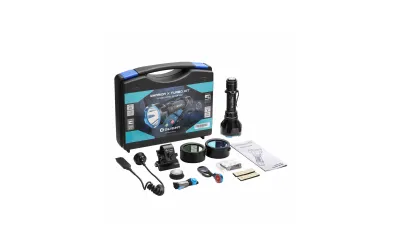 Kit Linterna de caza recargable Olight Warrior X Turbo 1.100 lumenes 