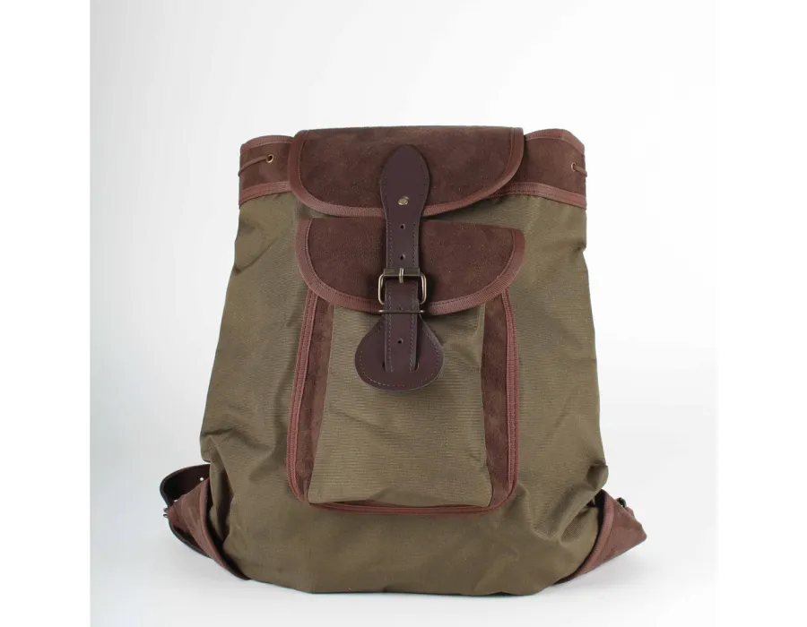Mochila de caza kaki lona