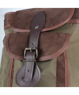 Mochila de caza kaki lona Mochila de caza kaki lona