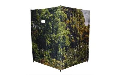 Puesto de caza de 5 caras camuflaje Chaparro