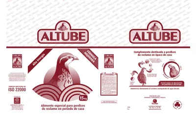 Pienso perdiz reclamo Altube Alta Energía - 12 kgs