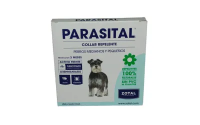 Collar Antiparasitario Parasital Perros Medianos y Pequeños Collar Antiparasitario Parasital Perros Medianos y Pequeños
