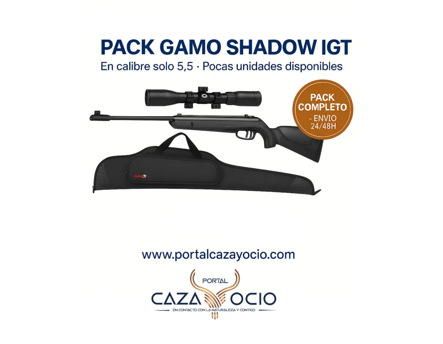 Pack Carabina Gamo Shadow IGT calibre 5.5