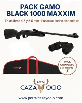 Pack Carabina Gamo Black 1000 Maxxim 