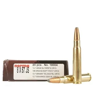 Balas Norma Oryx 8x57 JS - 196 grs