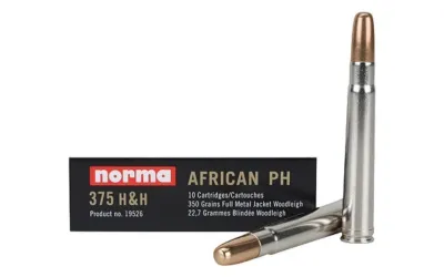 Balas Norma African PH - 375 H&H Mag - 350 grs - FMJ Balas Norma African PH - 375 H&H Mag - 350 grs - FMJ