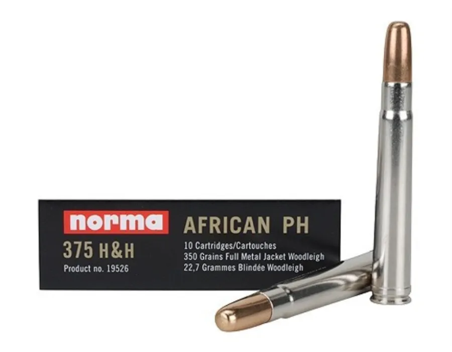 Balas Norma African PH - 375 H&H - 350 grs - SN