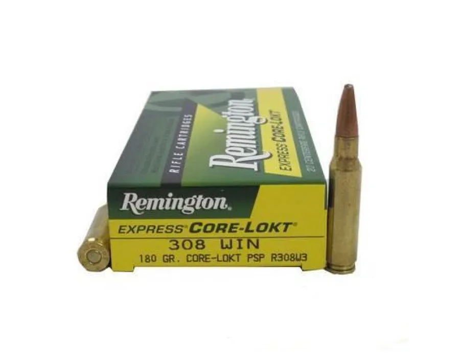 Balas Remington Core Lokt - 308 Win - 180 grs - Punta plomo PSP