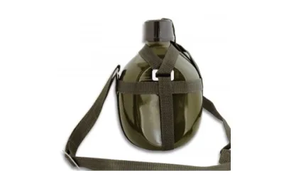 Cantimplora aluminio verde sin funda 1l  Cantimplora aluminio verde sin funda 1l