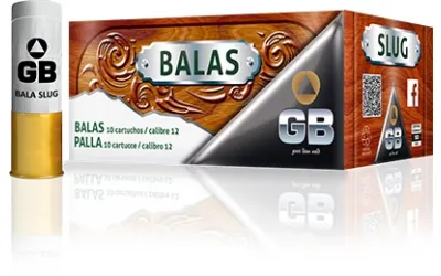Cartucho bala GB Slug calibre -12 - 31 gramos