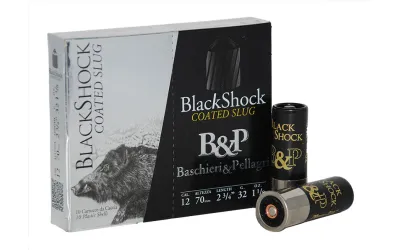 Cartucho bala Baschieri & Pellagri Black Shock calibre 12 - 32 gramos Cartucho bala Baschieri & Pellagri Black Shock calibre 12 - 32 gramos