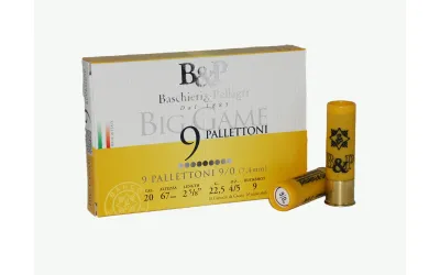 Postas Baschieri & Pellagri Big Game Pallettoni calibre 20 - 9 Bolas Postas Baschieri & Pellagri Big Game Pallettoni calibre 20 - 9 Bolas