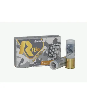 Cartucho Postas Rio Buckshot - calibre 12 - 9 Bolas Cartucho Postas Rio Buckshot - calibre 12 - 9 Bolas