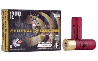 Cartucho Bala Federal Trophy Cooper Sabot Slug - Calibre 12 Cartucho Bala Federal Trophy Cooper Sabot Slug - Calibre 12