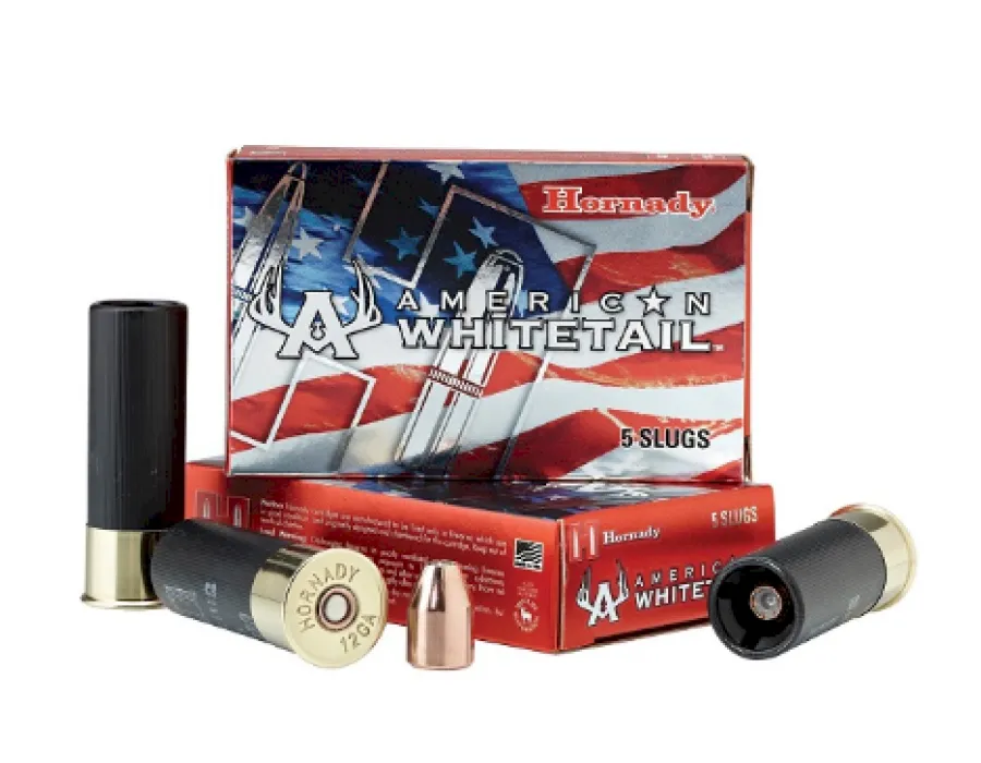 Cartucho Bala Hornady Whitetail Slug InterLock - Calibre 12 - Punta plomo