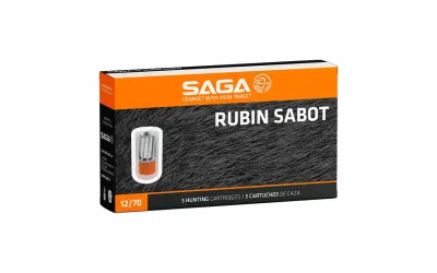 Cartucho bala Saga Rubin Sabot - 28 gramos