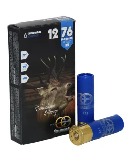 Cartucho bala Sauvestre calibre 12 magnum
