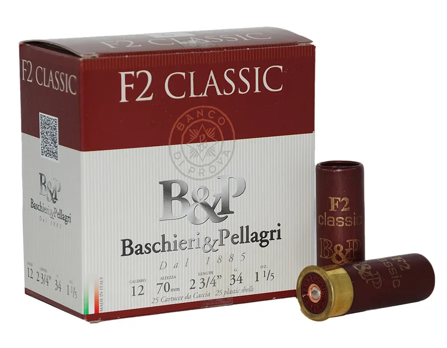 Cartuchos de caza Baschieri & Pellagri F2 Classic 34 grs