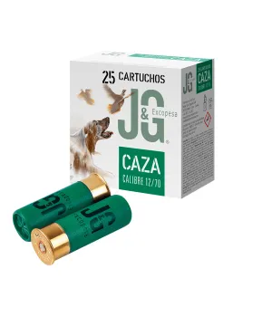 Cartuchos de caza JG T2 - Calibre 12 - 30 gr