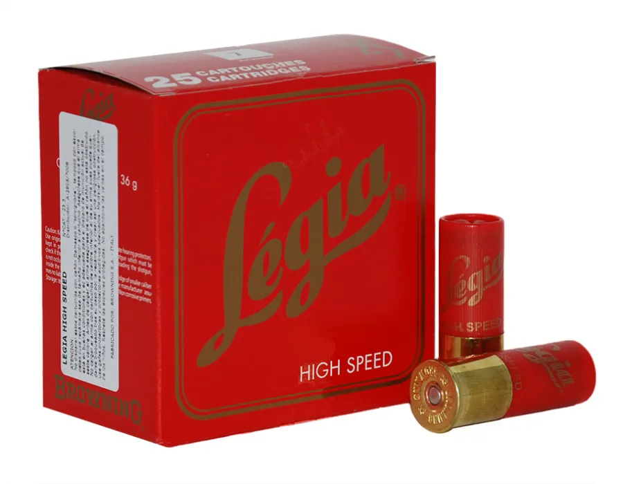 Cartuchos de caza Legia High Speed - Calibre 12 - 36 gr