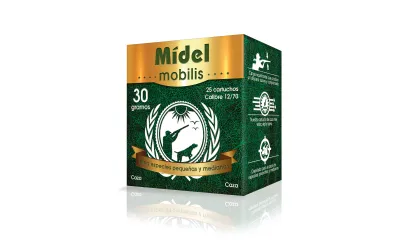 Cartuchos de caza Mídel Mobilis - Calibre 12 - 30 gr  Cartuchos de caza Mídel Mobilis - Calibre 12 - 30 gr
