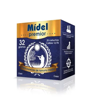 Cartuchos de caza Mídel Premior - Calibre 12 - 32 gr