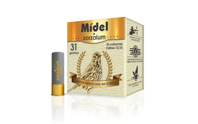 Cartuchos para Zorzal Mídel Zorzalum - calibre 12 - 31 gramos Cartuchos para Zorzal Mídel Zorzalum - calibre 12 - 31 gramos