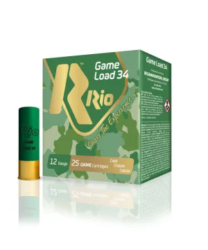 Cartuchos de caza Rio 50 UEE Extra Game - Calibre 12 - 34 gr Cartuchos de caza Rio 50 UEE Extra Game - Calibre 12 - 34 gr