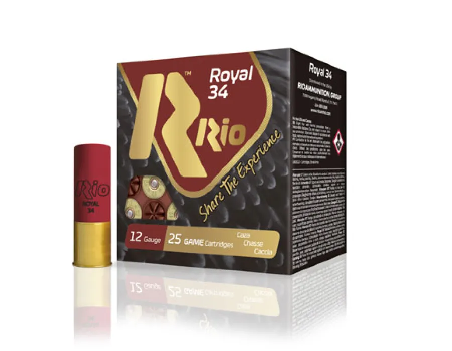 Cartuchos de caza Rio Royal UEE - Calibre 12 - 34 gr
