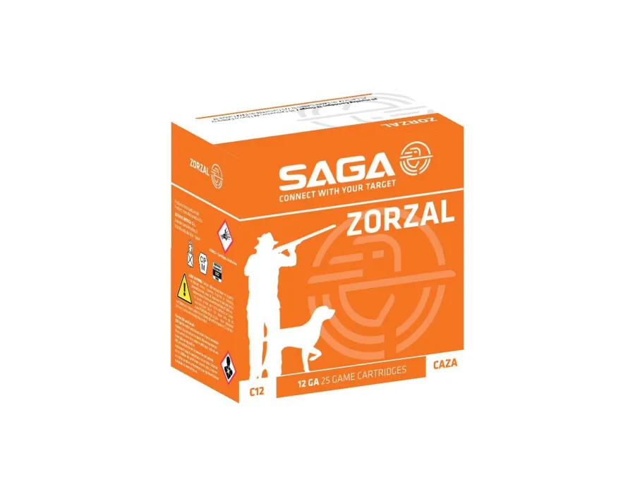 Cartuchos de caza Saga Zorzal - Calibre 12 - 31 gr