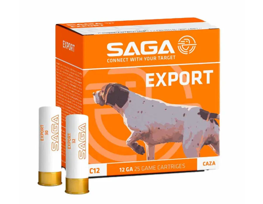 Cartuchos de caza Saga Export - Calibre 12 - 30 gr