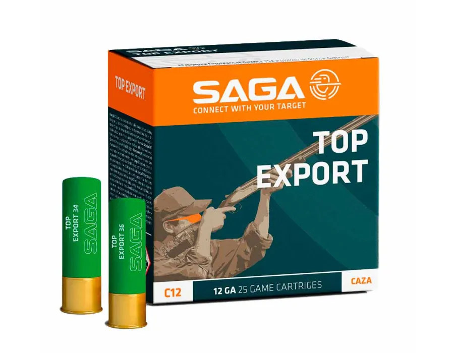 Cartuchos de caza Saga Export - Calibre 12 - 34 gr