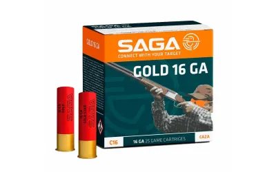 Cartuchos de caza Saga Gold - Calibre 16 - 28 gr Cartuchos de caza Saga Gold - Calibre 16 - 28 gr