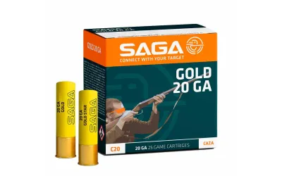 Cartuchos de caza Saga Gold - Calibre 20 - 28 gr Cartuchos de caza Saga Gold - Calibre 20 - 28 gr