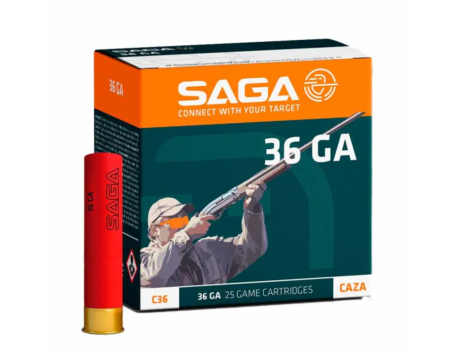 Cartuchos de caza Saga - Calibre 36 - 11 gr