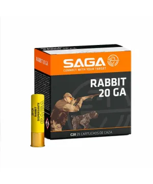 Cartuchos de caza Saga Rabbit Dispersante - Calibre 20 - 28 gr