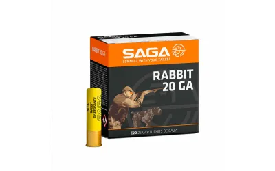 Cartuchos de caza Saga Rabbit Dispersante - Calibre 20 - 28 gr Cartuchos de caza Saga Rabbit Dispersante - Calibre 20 - 28 gr