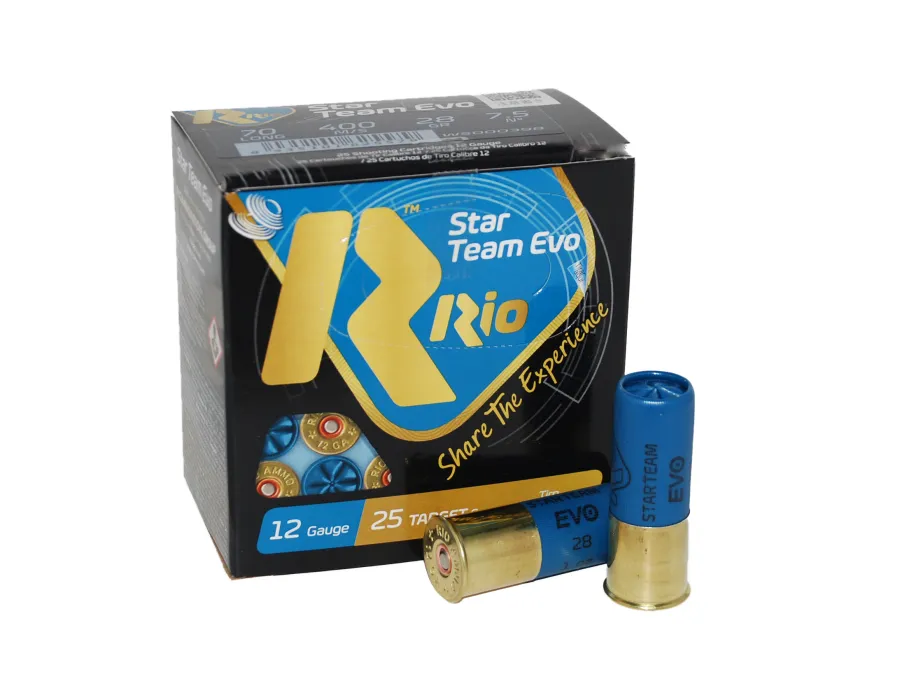 Cartuchos de tiro Rio Star Team Evo - 24 gramos