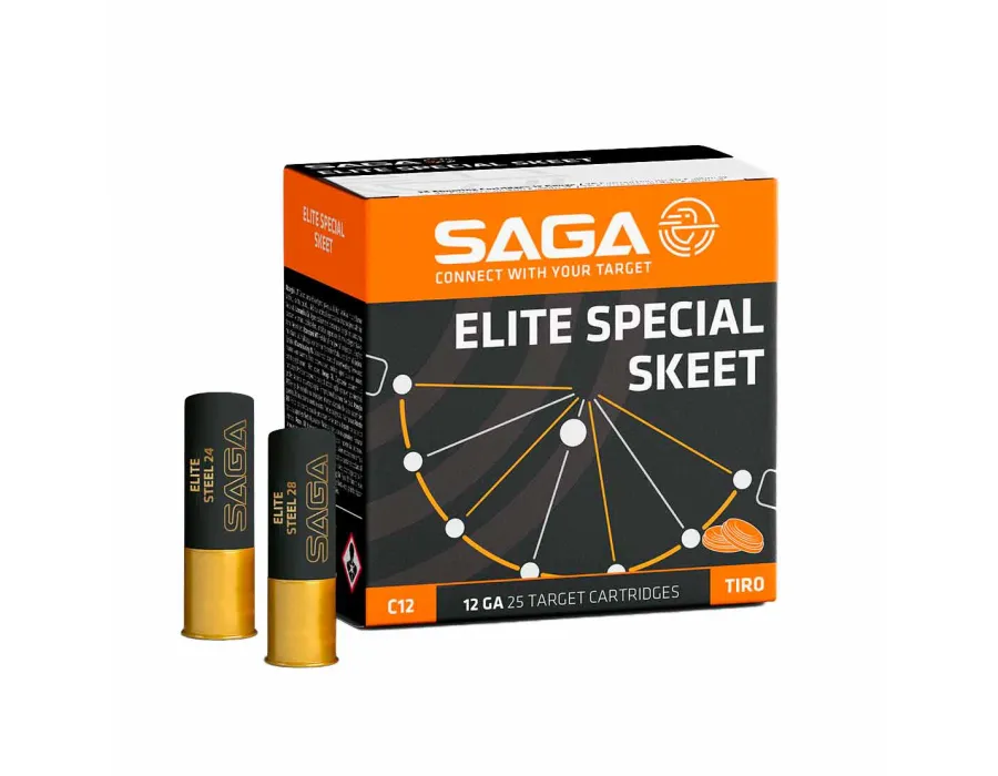 Cartuchos de tiro Saga Elite Especial Skeet - 28 gramos