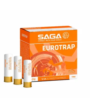 Cartuchos de tiro Saga Eurotrap - 28 gramos 