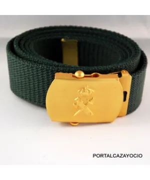 Cinturón de nylon ajustable escudo Guardia Civil  Cinturón de nylon ajustable escudo Guardia Civil