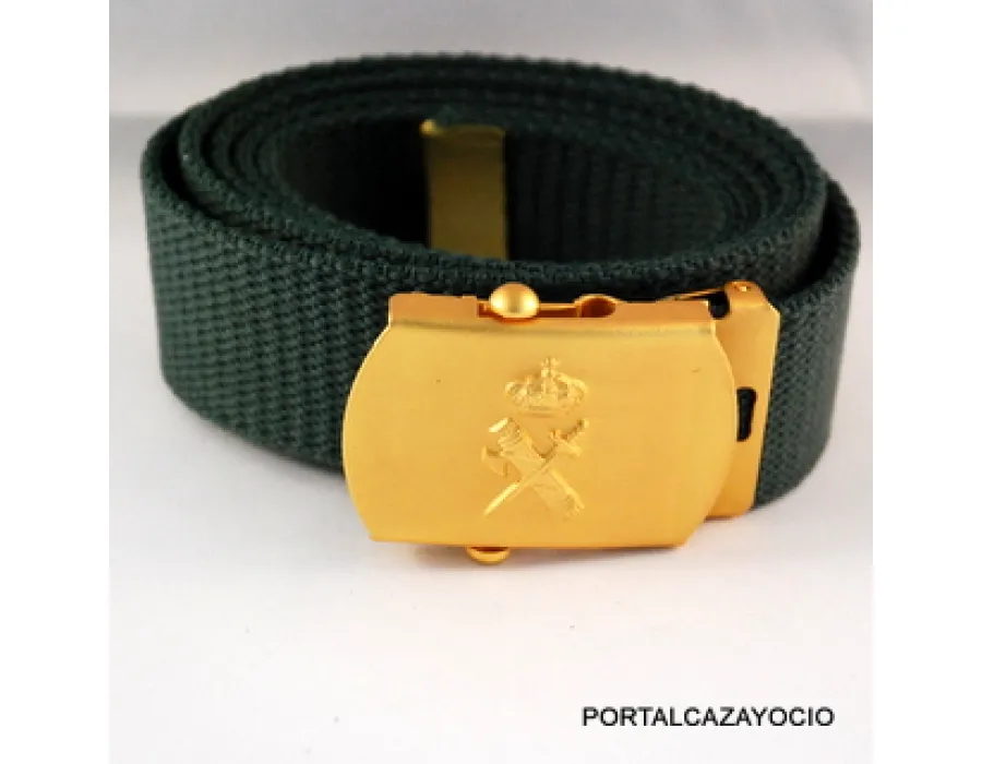 Cinturón de nylon ajustable escudo Guardia Civil 
