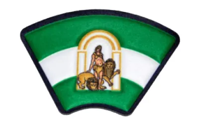 Emblema para guarda con la bandera de la Junta de Andalucía (sin velcro) Emblema para guarda con la bandera de la Junta de Andalucía (sin velcro)