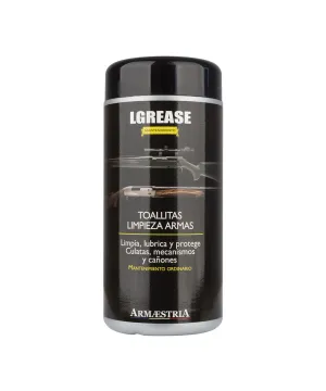 Lgrease - Toallitas limpiadoras para armas