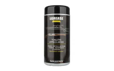 Lgrease - Toallitas limpiadoras para armas Lgrease - Toallitas limpiadoras para armas