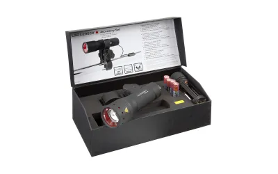 Linterna de bolsillo led lenser p7.2 (320 lúmenes) incluye pulsador y montura